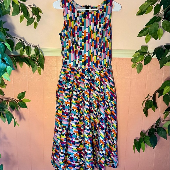 Retrolicious Colored Pencils Dress - Picture 1 of 5